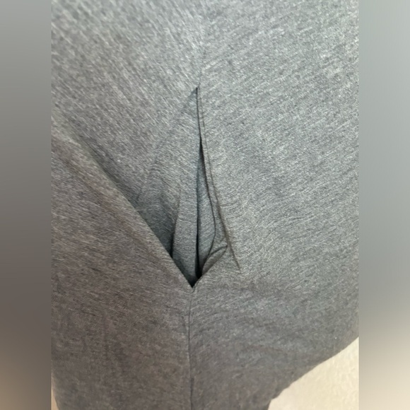 NWT Mittoshop Green Label Bamboo EcoFriendly Gray Pocketed Trapeze TShirt Dress - Picture 6 of 8